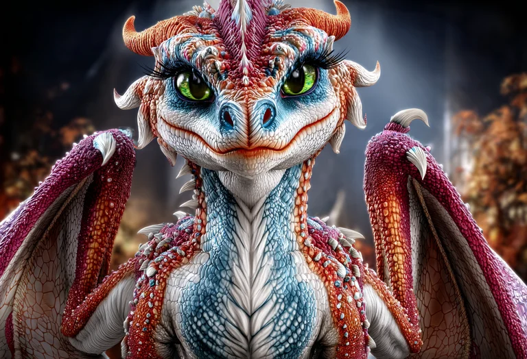 A close-up, photorealistic portrait of a young, anthropomorphic