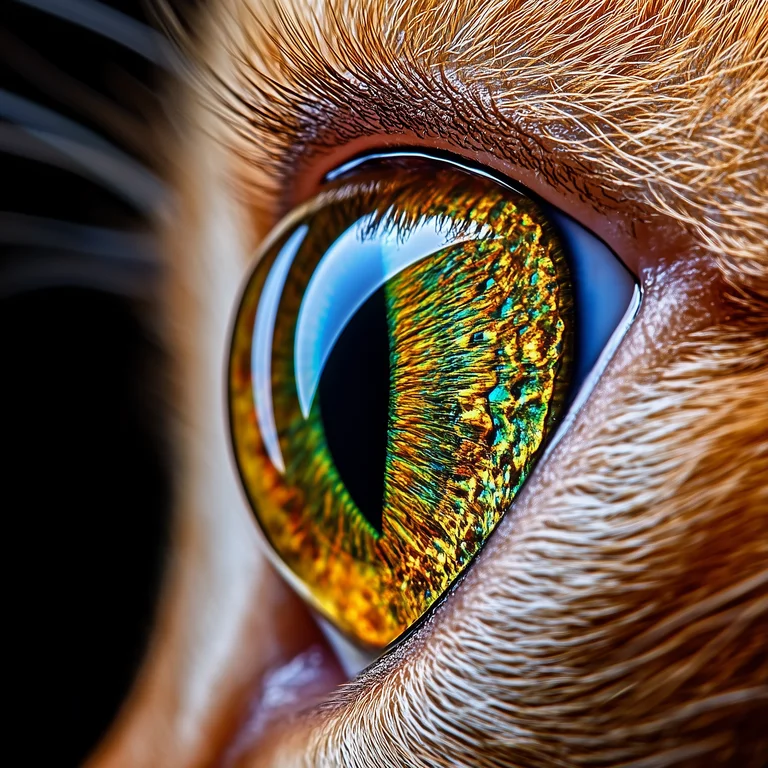 An extreme close-up macro photograph captures the intricate detail of